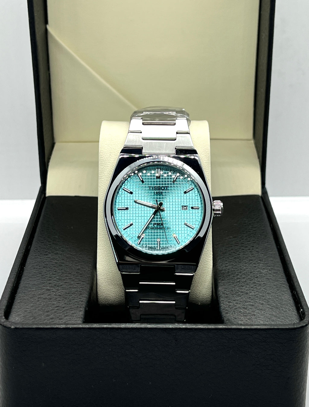 Tissot PRX Powermatic 80 — Tiffany Blue Dial | Stainless Steel