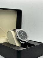 Audemars Piguet Royal Oak–Style Semiauto Watch — Black Dial | Stainless Steel | Water-Resistant