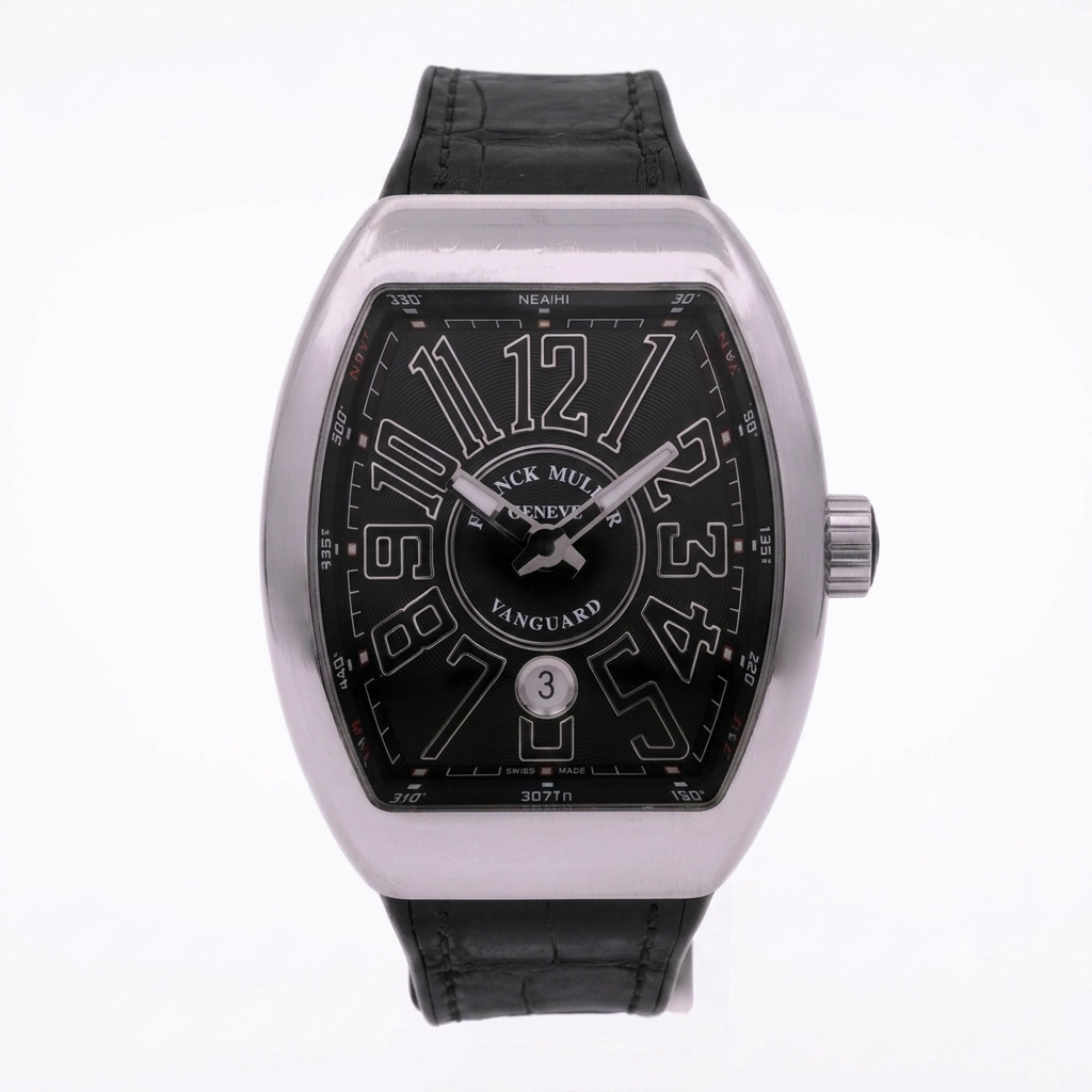 Franck Muller Vanguard Style Black Dial