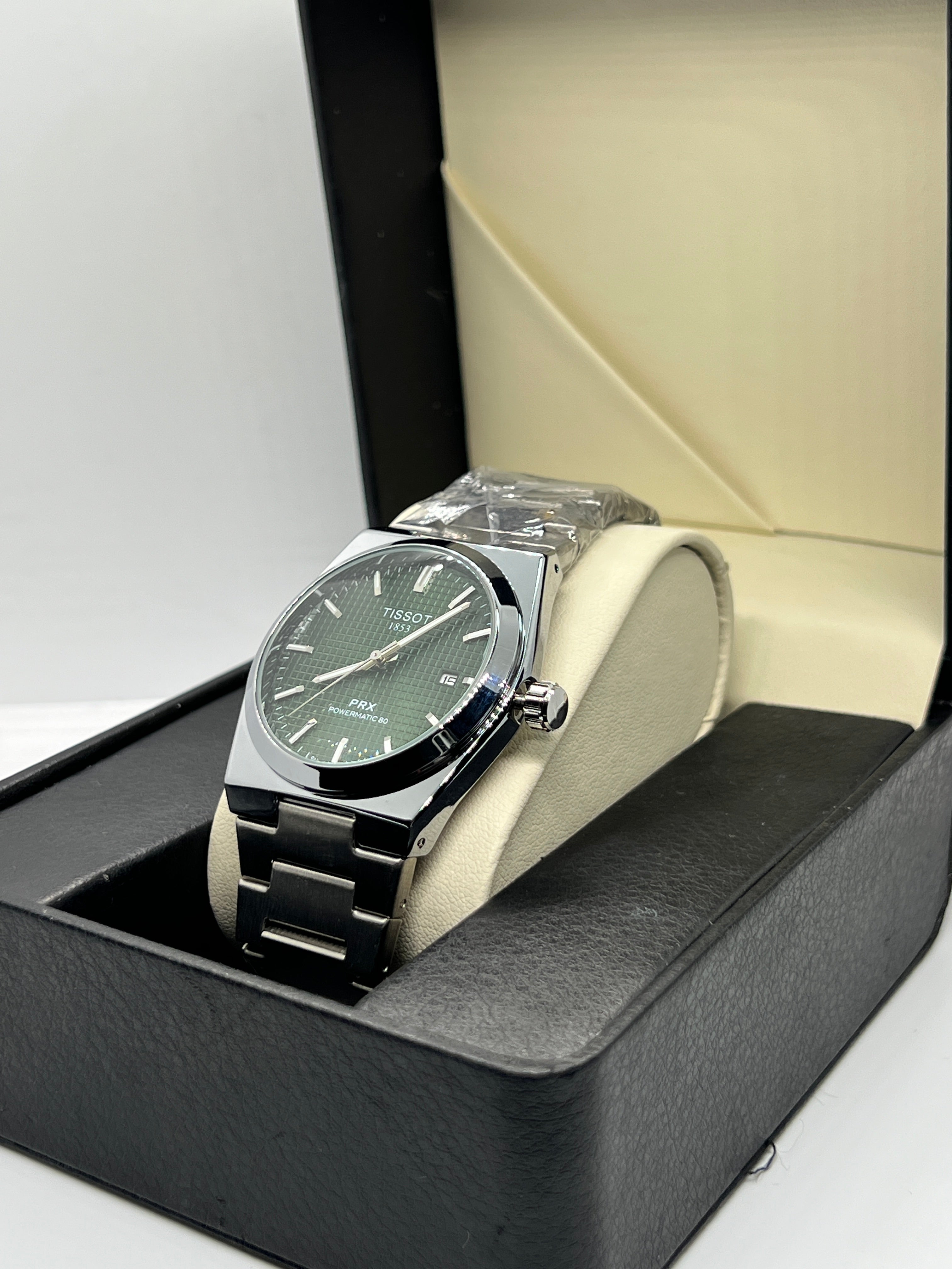 Tissot PRX Powermatic 80 — Forest Green Dial | Stainless Steel
