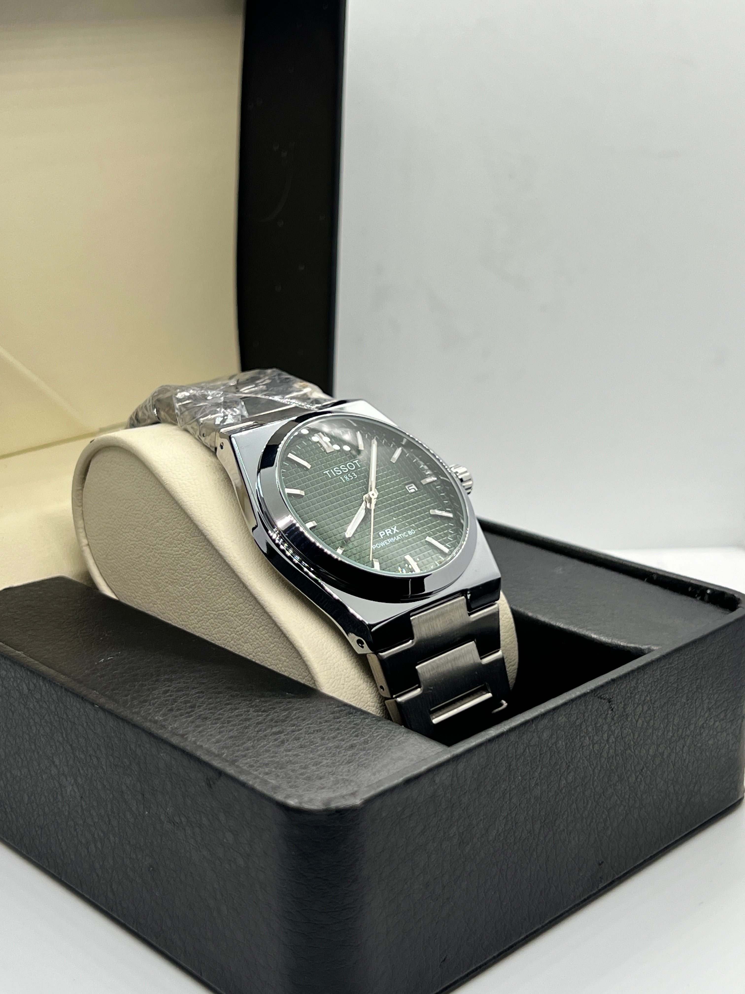Tissot PRX Powermatic 80 — Forest Green Dial | Stainless Steel