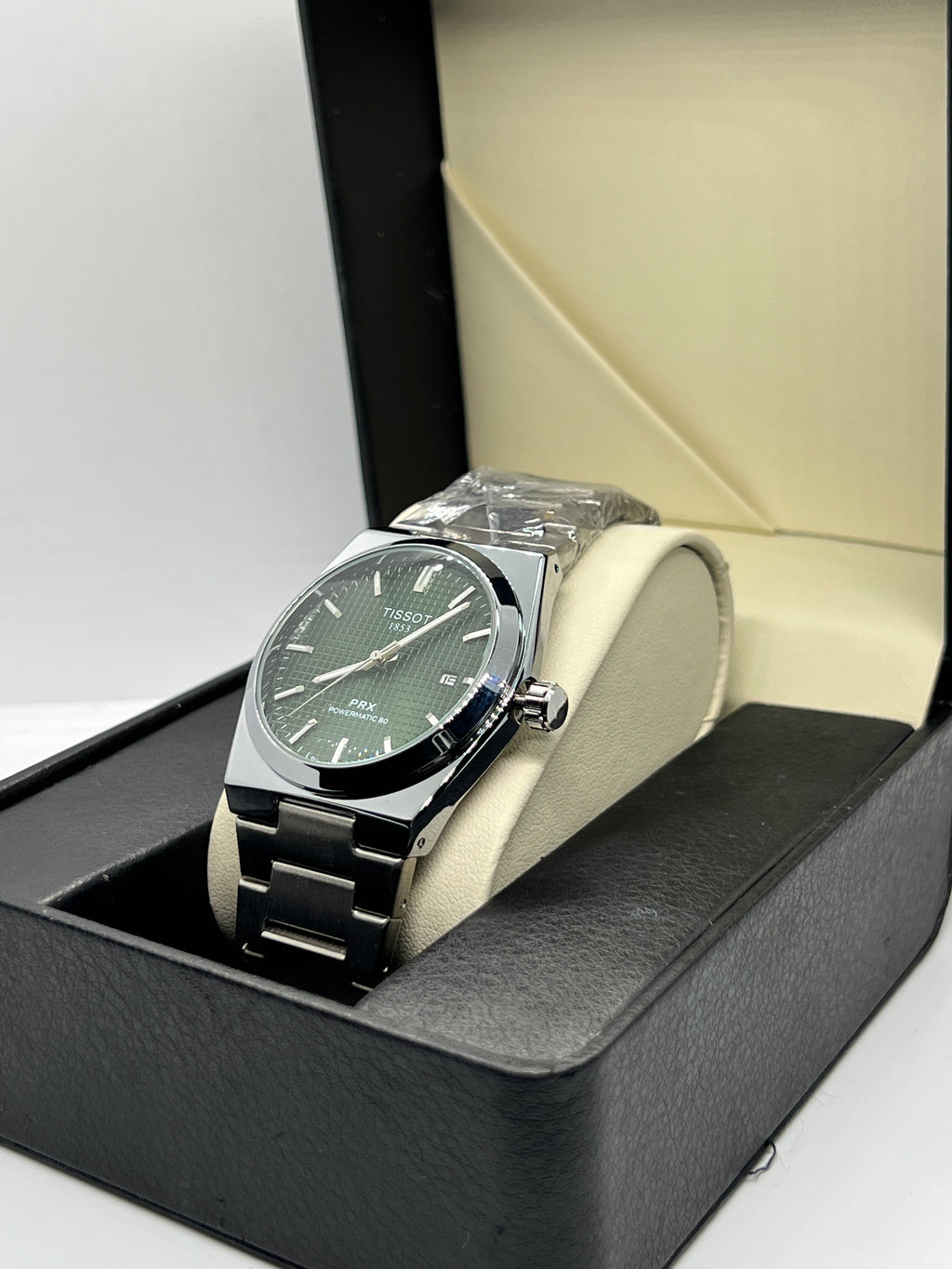 Tissot PRX Powermatic 80 – Green Waffle Dial