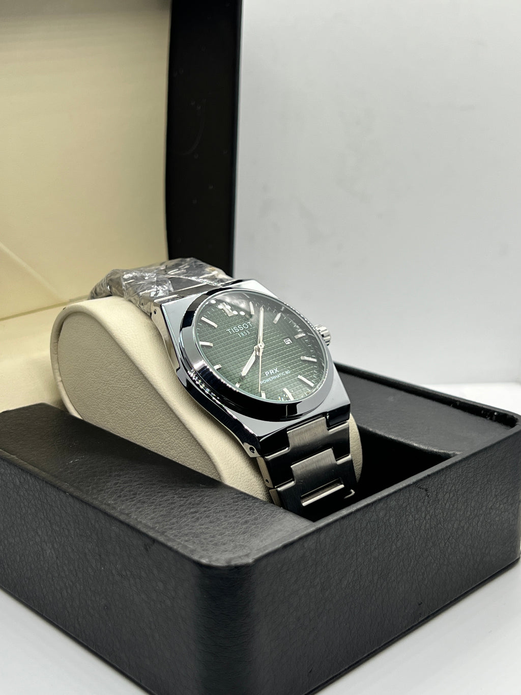 Tissot PRX Powermatic 80 – Green Waffle Dial