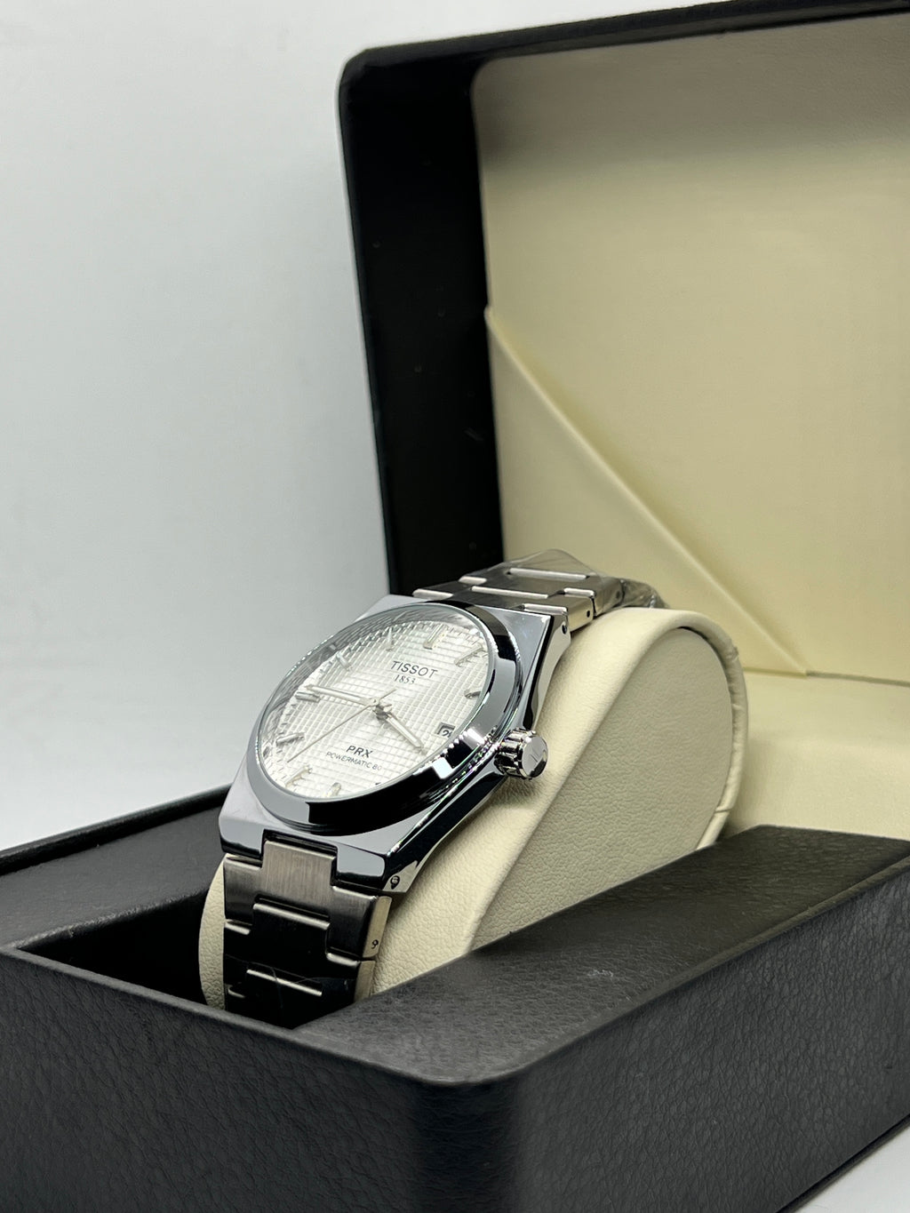 Tissot PRX Powermatic 80 – White Waffle Dial