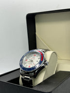 Omega Seamaster Planet Ocean 600M – White Dial | Blue & Red Bezel | Swiss SemiAutomatic
