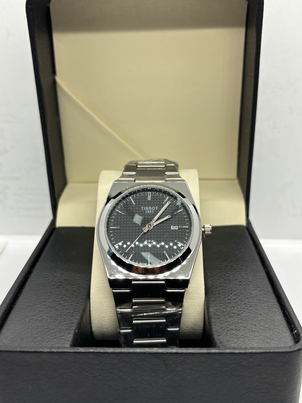 Tissot PRX Powermatic 80 — Black Textured Dial | Stainless Steel