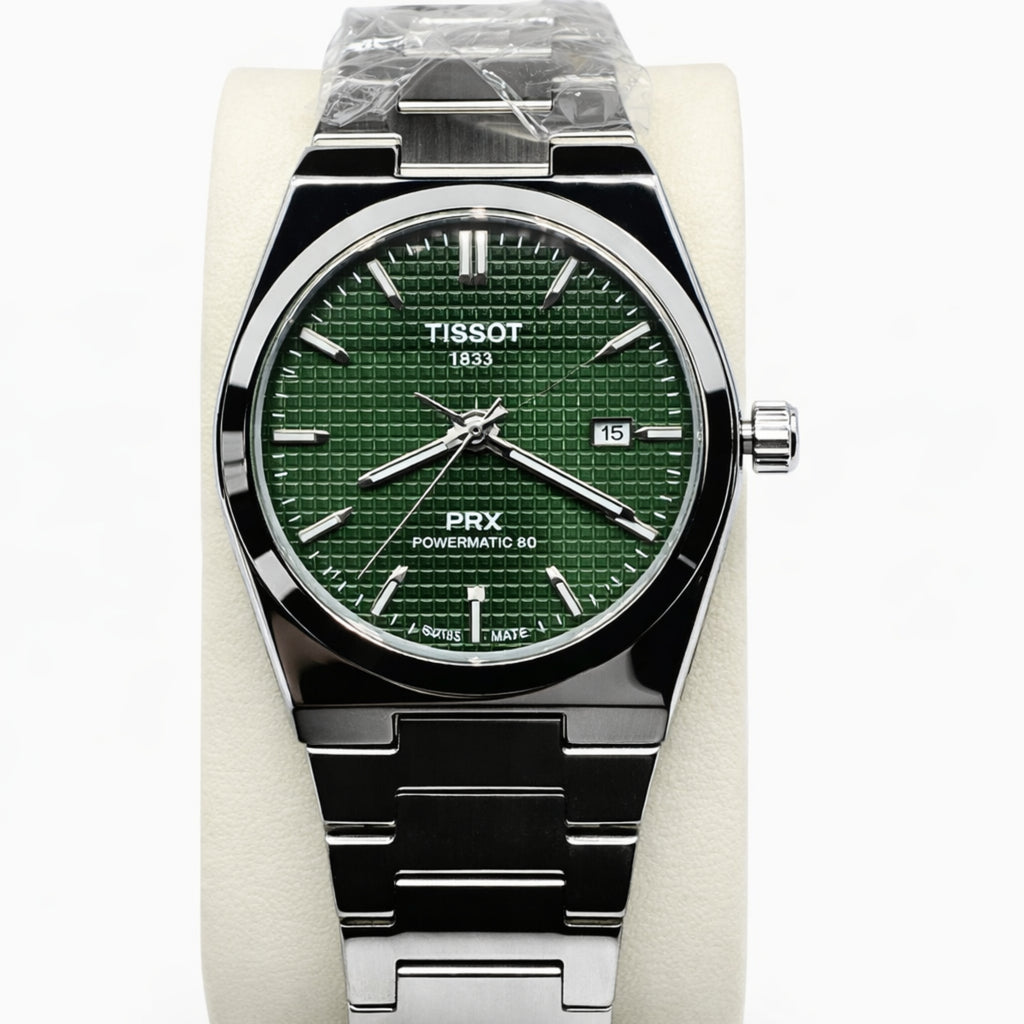 Tissot PRX Powermatic 80 – Green Waffle Dial