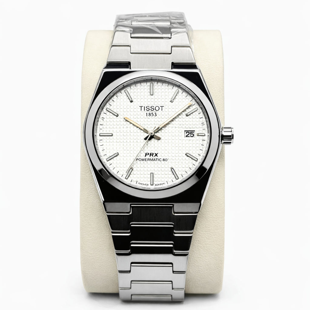 Tissot PRX Powermatic 80 – White Waffle Dial
