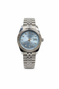 Rolex Datejust Style Watch – Ice Blue Dial | Jubilee Bracelet