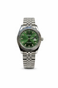 Rolex Datejust Style Watch – Green Dial | Stainless Steel Jubilee Bracelet