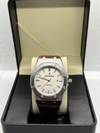 Audemars Piguet Royal Oak – Silver Grande Tapisserie Dial | Stainless Steel | SemiAutomatic | Leather Strap