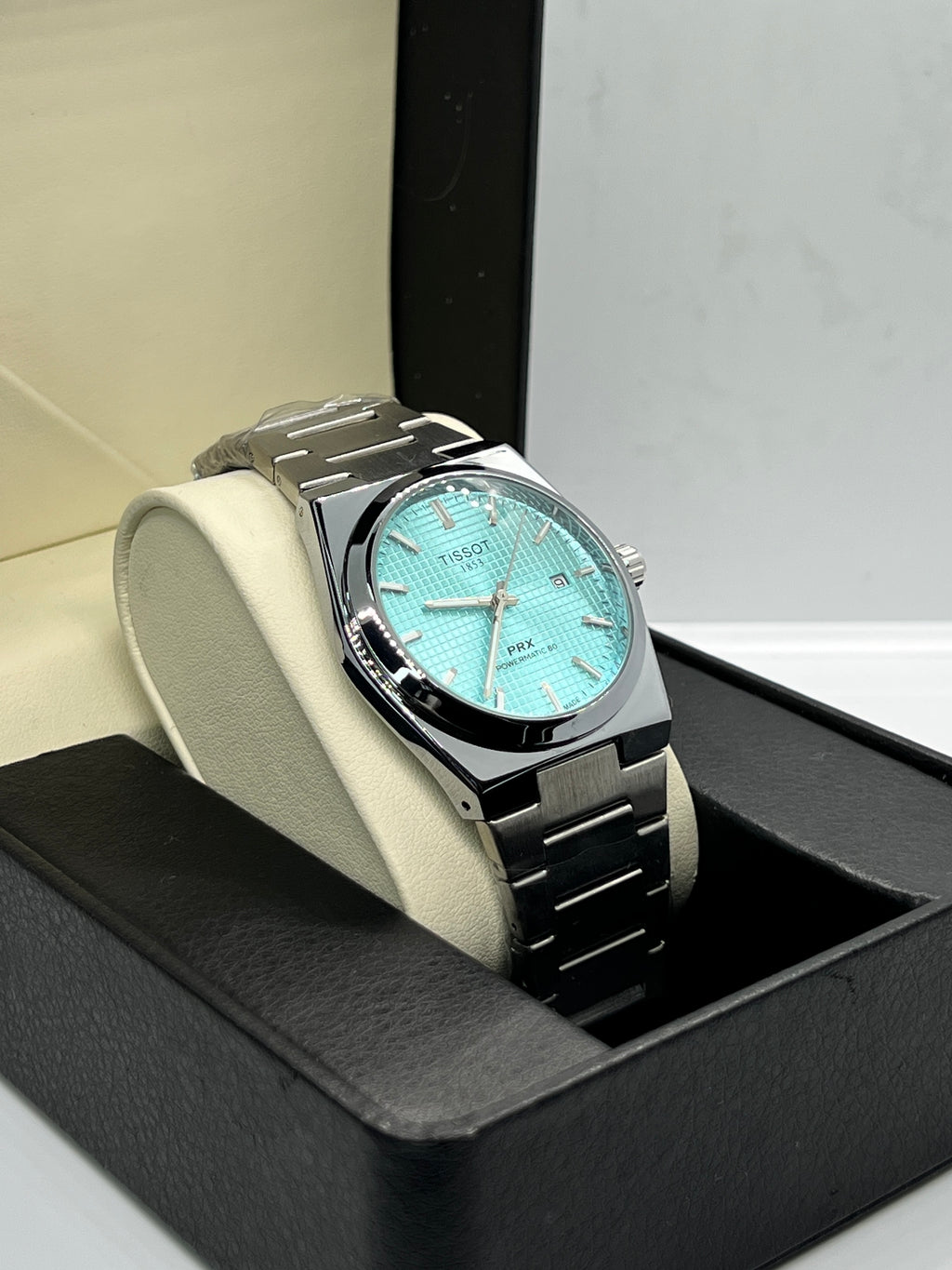 Tissot PRX Powermatic 80 — Tiffany Blue Dial | Stainless Steel